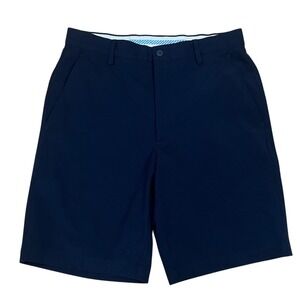 Footjoy FJ Performance Chino Shorts Mens 32 (Fits 33x10) Navy Golf Preppy